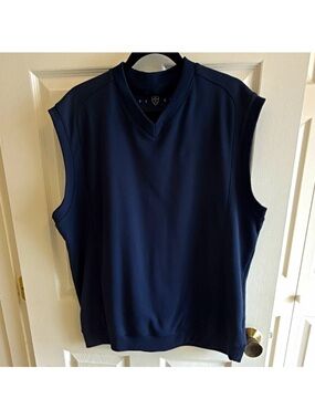 Nike Men's Dark Navy V-Neck Sleeveless Sweater Vest